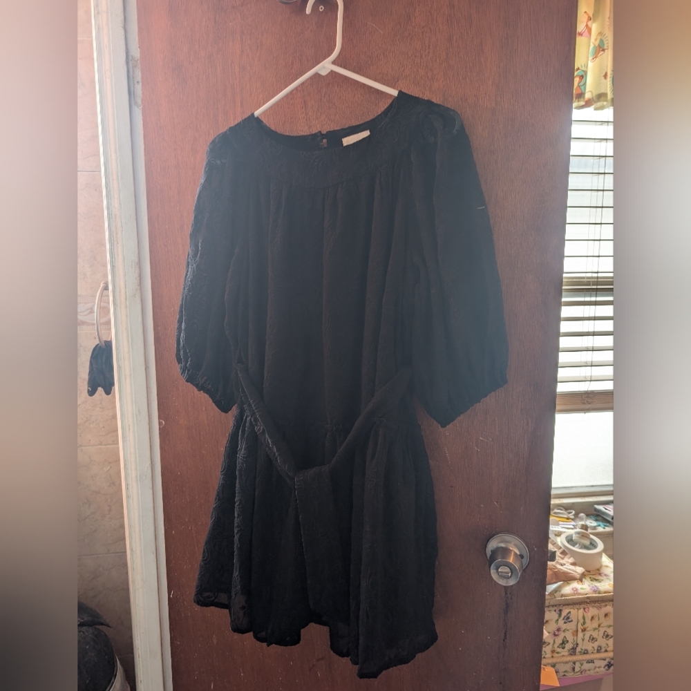 Eri + Ali Peasant Style Embroidered Astrid Dress - Picture 2 of 12